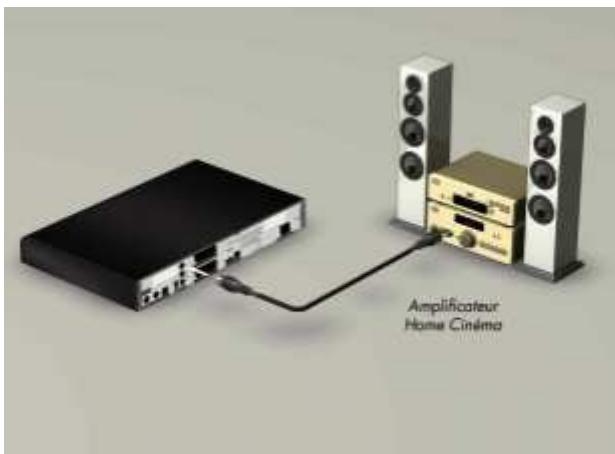 CANAL PLUS DUAL-S - RACCORDEMENT A UN AMPLIFICATEUR HOME CINEMA - 1