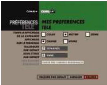CANAL PLUS DUAL-S - PREFERENCES TELE - 1