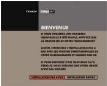 CANAL PLUS DUAL-S - CHOIX 2: INSTALLATION PAS A PAS - 1