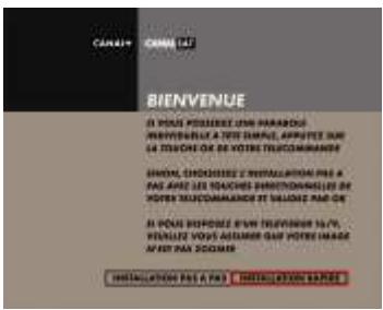 CANAL PLUS DUAL-S - ETAPE B: MEMORISATION DES CHAINES DU SATELLITE - 1