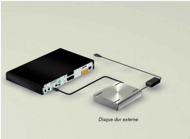 CANAL PLUS DECODEUR DUAL T - ETAPE C: INSTALLATION D'UN DISQUE DUR EXTERNE CERTIFIE CANAL+/CANALSAT* - 1