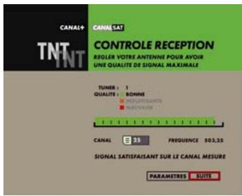 CANAL PLUS DECODEUR DUAL T - → ETAPE B : MEMORISATION DES CHAINES DE LA TNT - 3