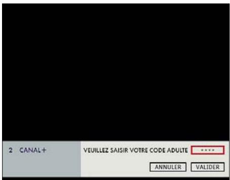 CANAL PLUS TV PAR ORANGE - LE CODE ADULTE - 1