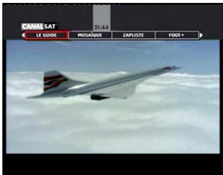 CANAL PLUS TV PAR ORANGE - LE MENU GENERAL - 1