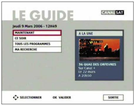 CANAL PLUS TV PAR ORANGE - LEGUID DES PROGRAMMES - 1