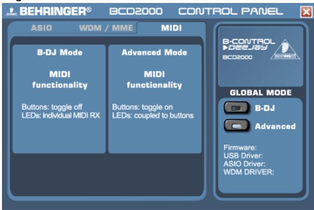 BEHRINGER BCD2000 - Page MIDI: - 1