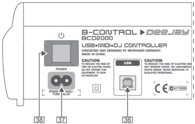 BEHRINGER BCD2000 - Sections platine A et B - 2