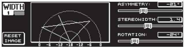BEHRINGER DEQ2496 - Le menu WIDTH - 1
