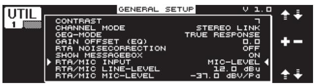 BEHRINGER DEQ2496 - Le menu UTILITY - 2