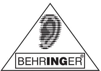 BEHRINGER DX626 - Notice d'utilisation - 2