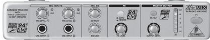 BEHRINGER AMP800 - MINIMIX MIX800 - 8