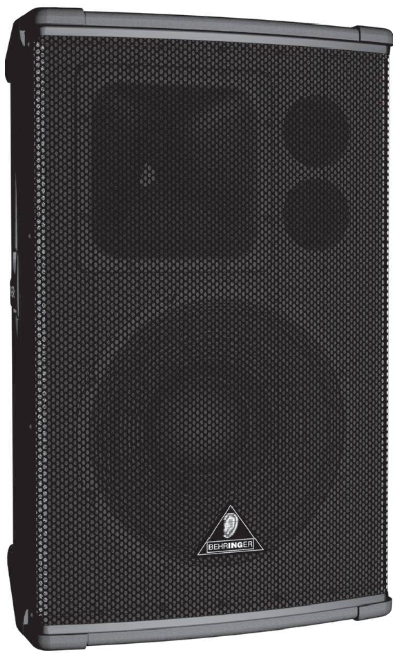BEHRINGER B1220DSP - Manuel d'utilisation - 1