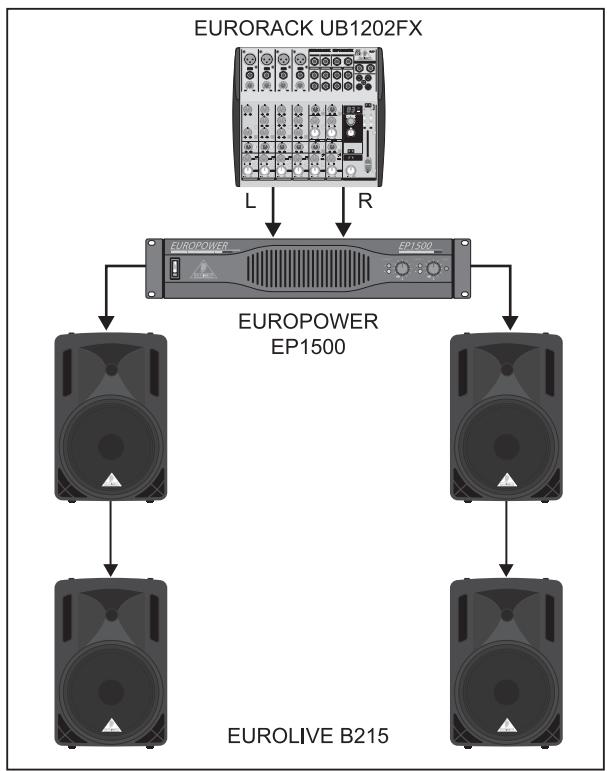 BEHRINGER B212 - Utilisation de plusieurs paires de B212/B215 - 1
