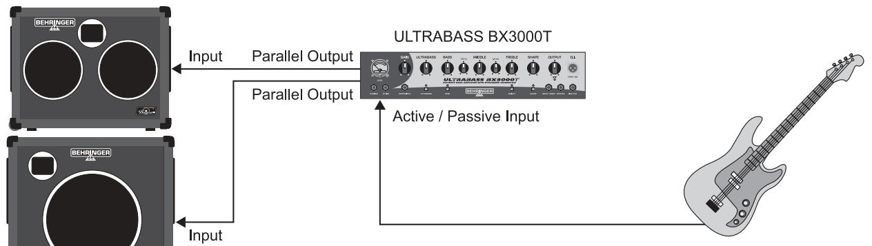 BEHRINGER BB410 - EXAMPLES D'UTILISATION - 2