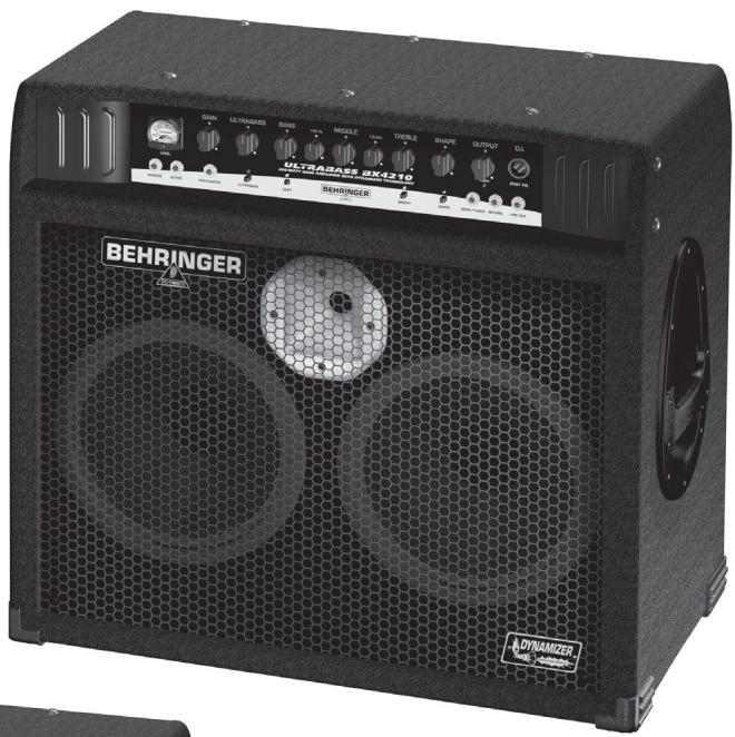 BEHRINGER BX4210A - Notice d'utilisation - 1
