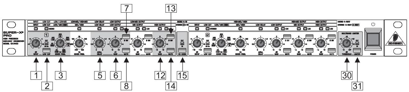 BEHRINGER CX3400 - Configuration stereo 2 voies - 2