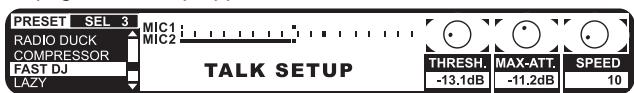 BEHRINGER DDM4000 - Quitter le menu mic setup : - 1