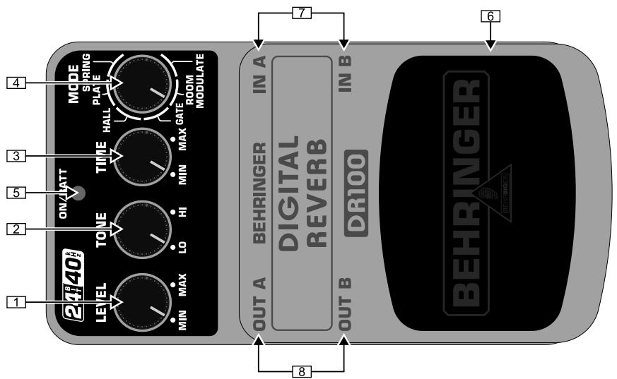 BEHRINGER DR100 - 1.COMMANDES - 1