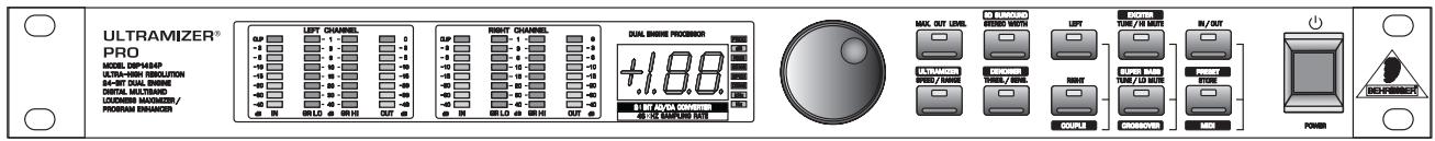 BEHRINGER DSP1400P - Commandes et connexions - 1