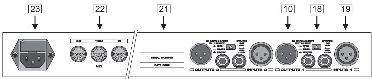BEHRINGER DSP1400P - Panneau arrête - 1