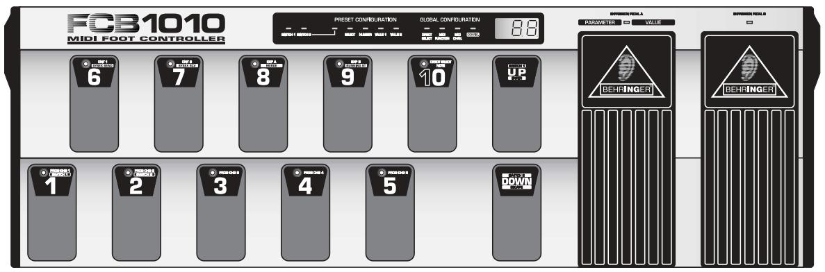 BEHRINGER FCB1010 - Notice d'utilisation - 1