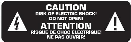 BEHRINGER GM108 - CONSIGNES DE SECURITE - 1