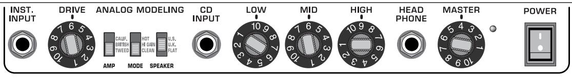 BEHRINGER GM108 - EXAMPLES DE REGLAGE - 1