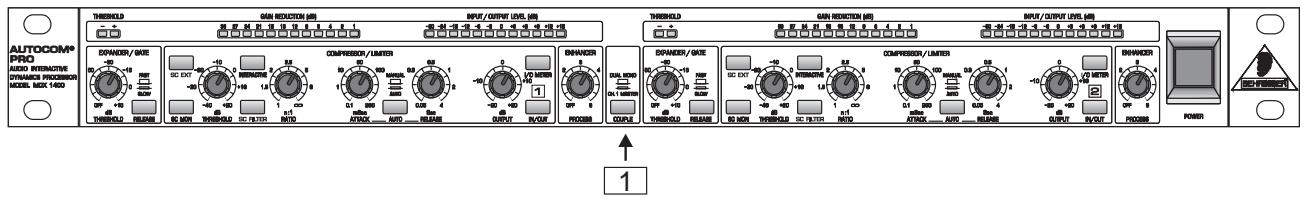 BEHRINGER MDX1400 - ÉléMENTS DE CONTROLE - 1