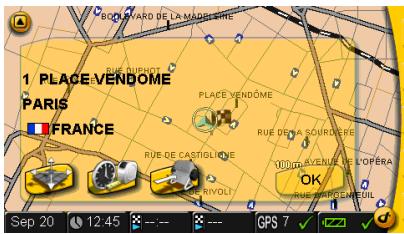 VDO DAYTON PN 6000 - Guidage - confirmer la destination - 1