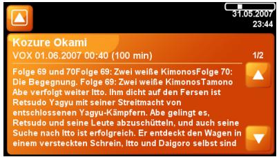 VDO DAYTON PN 6000 - Choix des canaux et des programmes (EPG) - 8