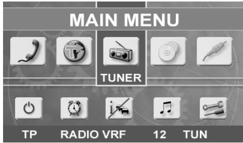 VDO DAYTON RM 8204 - Menu principal - 1