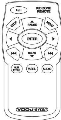 VDO DAYTON VRM 6100 - Télécommande « Kid Zone » - 1