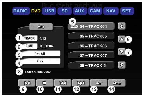 VDO DAYTON VRM 6100 - Lecture de MP3 / WMA - 1