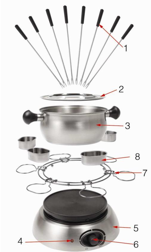TRISTAR FO-1100 - Onderdelenlijst - 1