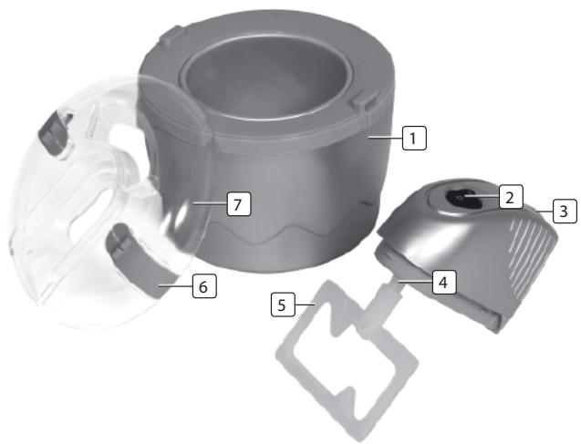TRISTAR YM-2603 - DESCRIZIONE DELLE PARTI - 1