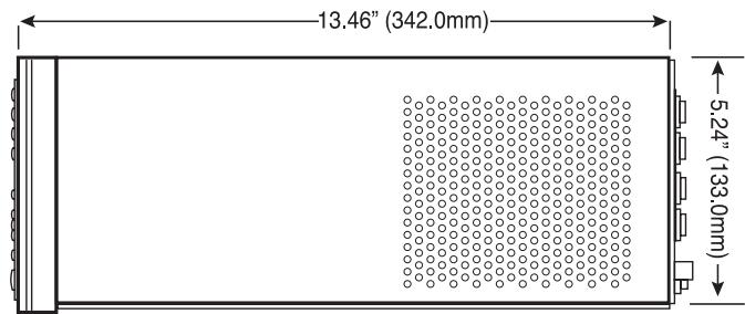 ALESIS HD24 - Dimensional drawing - 2