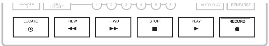 ALESIS HD24 - Transport Buttons - 1