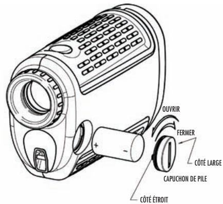 BUSHNELL TOUR V2 - MISE EN PLACE DE LA PILE - 2