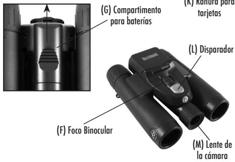 BUSHNELL IMAGEVIEW 118326 - Guía de los componentes de la cármara y los gemelos - 3
