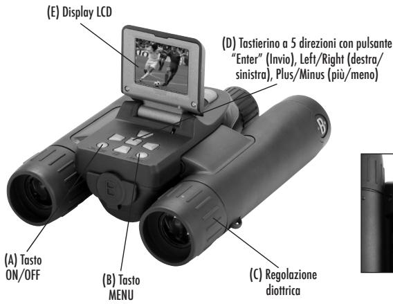 BUSHNELL IMAGEVIEW 118326 - Guida alle parti della fotocamera e del binocolo - 1