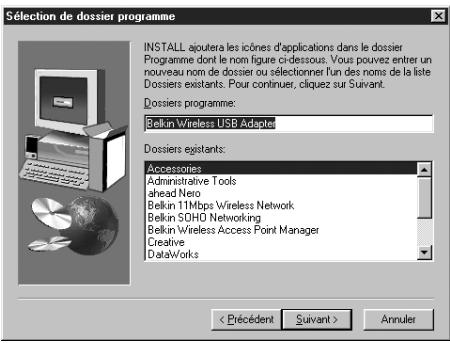 BELKIN F5D6050-C - Installation du Gestionnaire d'adaptateur réseau sans fil USB Belkin - 1