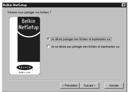 BELKIN F5D6050-C - Configuration d'ordinateurs additionnels à l'aide du logiciel Belkin NetSetup - 1