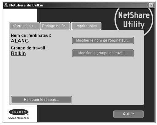 BELKIN F5D6050-C - Partage de fichiers et de périphériques - 1