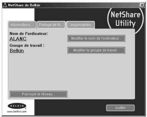 BELKIN F5D6050-C - Accès aux ressources des autres ordinateurs - 1