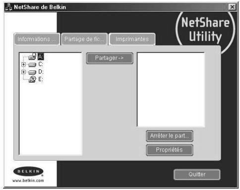 BELKIN F5D6050-C - Partage de fichiers et de périphériques - 1