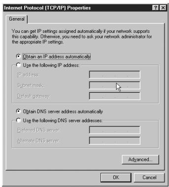 BELKIN F5D6050-C - Définition des paramètres réseau - Windows 2000 - 1