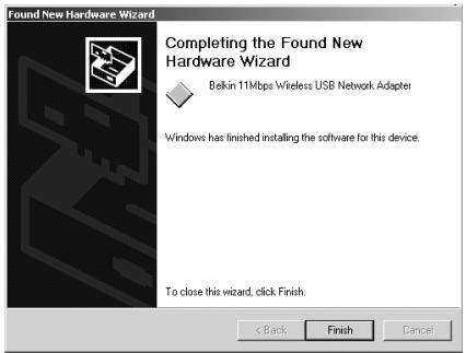BELKIN F5D6050-C - Installation Windows 2000 - 3