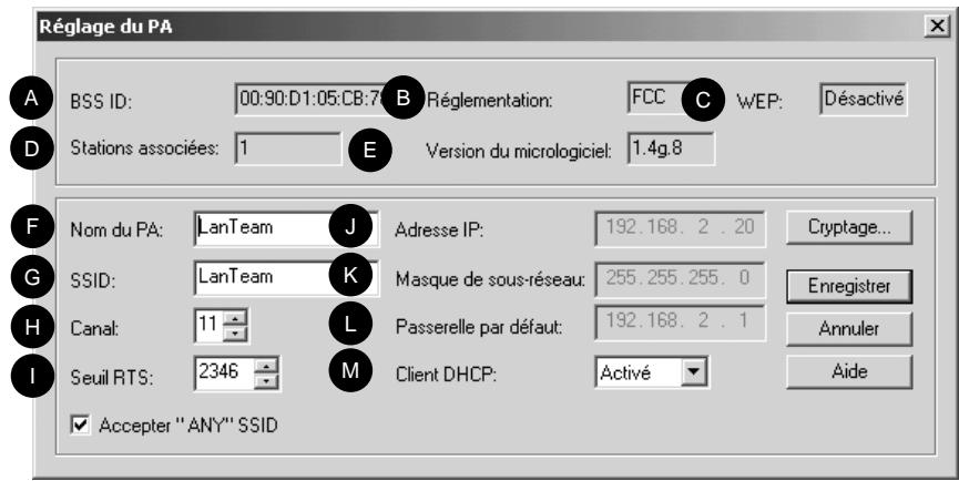 BELKIN F5D6130 - Utilisation du gestionnaire de point d'accès sans fil de Belkin - 1