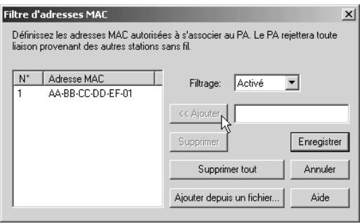 BELKIN F5D6130-C - Utilisation du Gestionnaire de point d'accès sans fil Belkin - 2