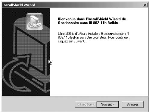 BELKIN F5D6130-C - Installation du Gestionnaire de point d'accès sans fil - 1